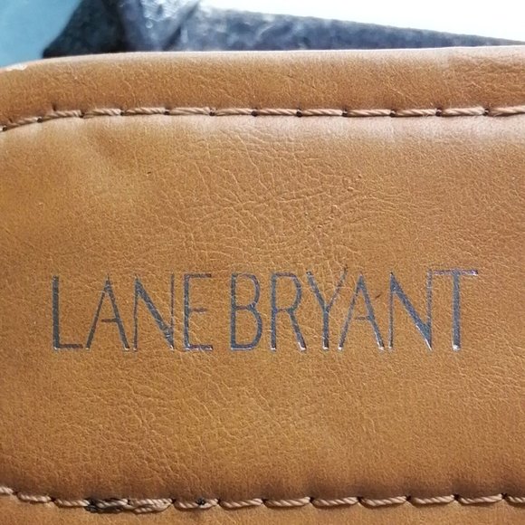 Lane‎ Bryant Womens Embellished Slip On Thong Sandals Blue Gems Flat Heel 10W - Picture 9 of 10